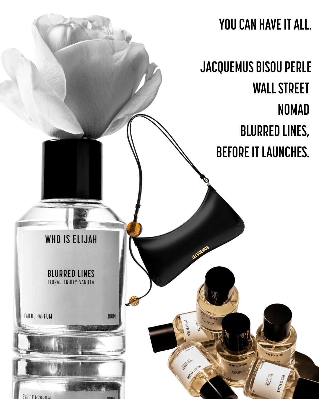 You can have it all. Spend $100+ to enter the Jacquemus giveaway